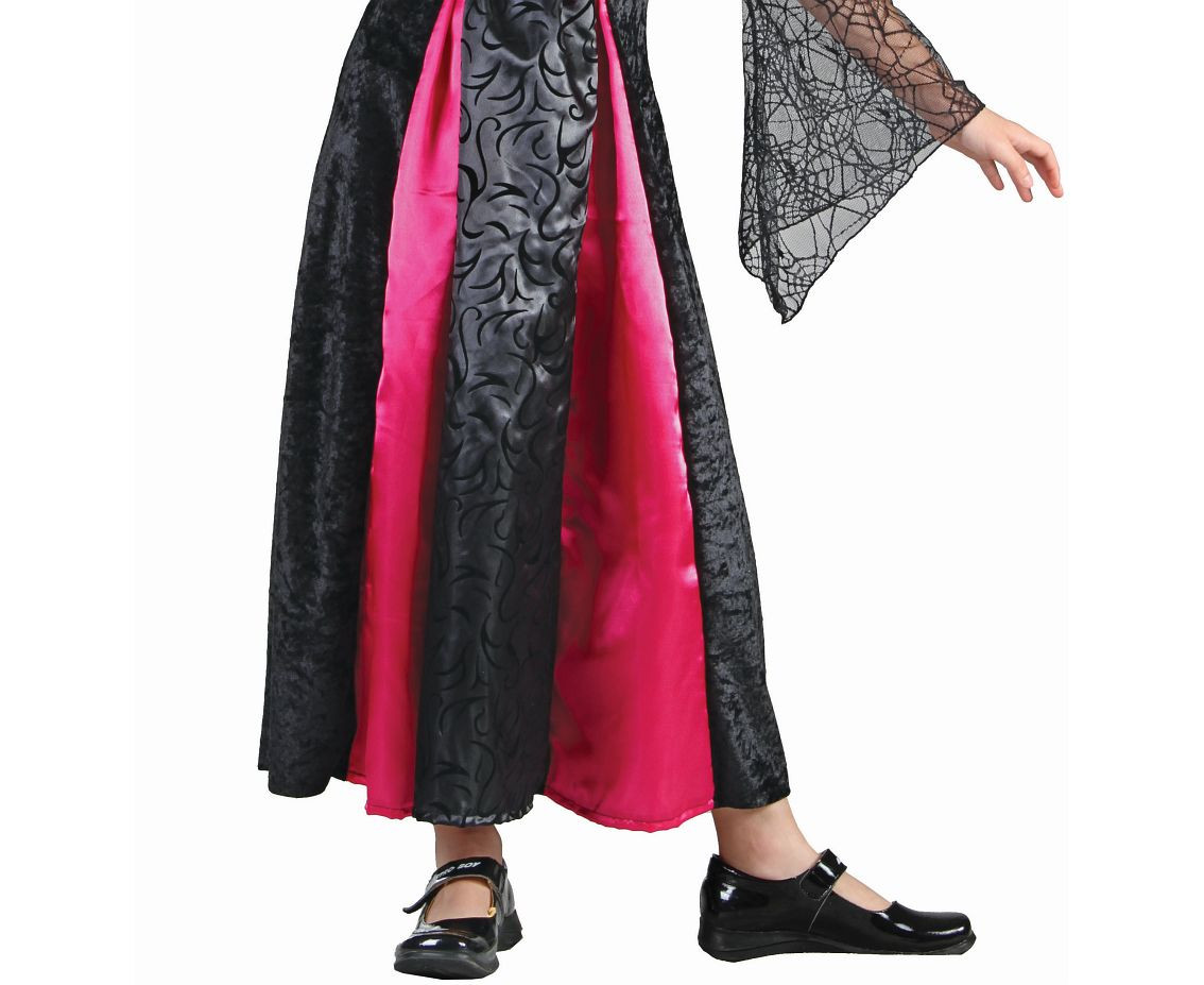 Role play-set for child Purple Witch (dress, hat), size 110/120 cm EOL